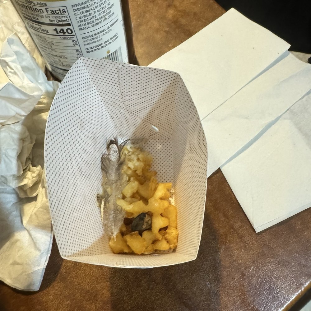 Chick-fil-A - I found this at the bottom of my fries when I got home - Fast Food Near Me - Las Vegas, Nevada Chick-fil-A - I found this at the bottom of my fries when I got home - Fast Food Near Me - Las Vegas, Nevada