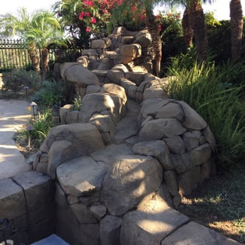 Lillywhite Pools - Refinished waterfall - Pool & Hot Tub Service Near Me - Mission Viejo, California Lillywhite Pools - Refinished waterfall - Pool & Hot Tub Service Near Me - Mission Viejo, California
