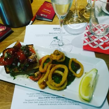Ambrosia Caffe & Ristorante - So good...brushetta & calamari - Italian Near Me - Belfast, BFS