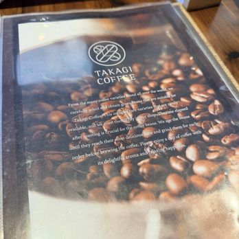 Takagi Coffee - Menu - Japanese Near Me - Los Angeles, California Takagi Coffee - Menu - Japanese Near Me - Los Angeles, California