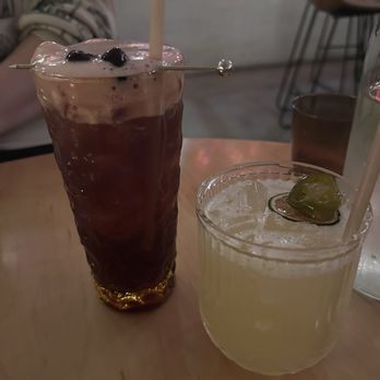 Room Service - Fridge Cig (left) and Tug Boat Captain (right) - Cocktail Bars Near Me - Charlotte, North Carolina Room Service - Fridge Cig (left) and Tug Boat Captain (right) - Cocktail Bars Near Me - Charlotte, North Carolina