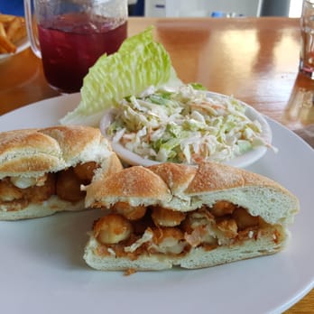 Babylon Fish & Clam - Fried Bay scallops on a roll - Seafood Near Me - Babylon, New York Babylon Fish & Clam - Fried Bay scallops on a roll - Seafood Near Me - Babylon, New York