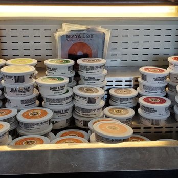 Einstein Bros. Bagels - Flavors of cream cheese such as Honey almond smear. - Bagels Near Me - Houston, Texas Einstein Bros. Bagels - Flavors of cream cheese such as Honey almond smear. - Bagels Near Me - Houston, Texas