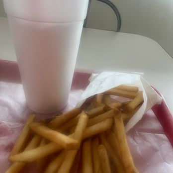 Bamburger - Plenty of fries, free drink refills; combo a good deal - Burgers Near Me - Spring, Texas