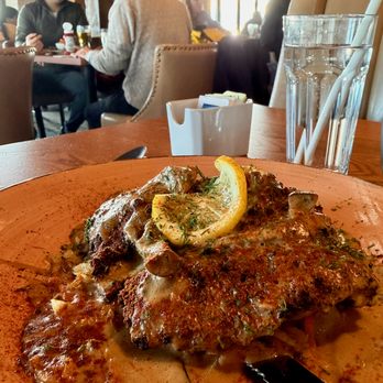Amsterdam BrewHouse - This was their take on a schnitzel. Quite interesting and delicious! - Breweries Near Me - Toronto, Ontario Amsterdam BrewHouse - This was their take on a schnitzel. Quite interesting and delicious! - Breweries Near Me - Toronto, Ontario