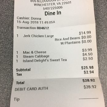 Island Delights Caribbean Restaurant - Caribbean Near Me - Winchester, Virginia