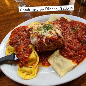 Serritella's Ristorante & Pizzeria - Combination dinner plate, $23.00. Saturday, 8/15/2026 - Serritella'a Ristorante & Pizzeria. - Italian Near Me - Carmichael, California Serritella's Ristorante & Pizzeria - Combination dinner plate, $23.00. Saturday, 8/15/2026 - Serritella'a Ristorante & Pizzeria. - Italian Near Me - Carmichael, California