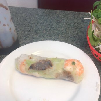 Hot Pho - Spring roll, two shrimp and two tiny pieces of grilled pork. - Vietnamese Near Me - Westminster, Colorado Hot Pho - Spring roll, two shrimp and two tiny pieces of grilled pork. - Vietnamese Near Me - Westminster, Colorado