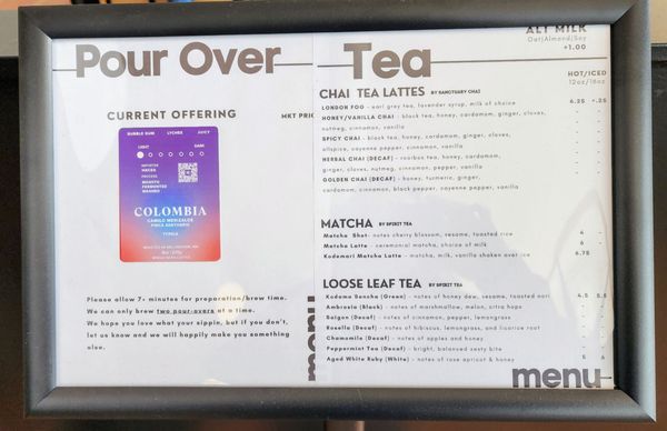Menu photo 3 Makeworth Coffee Roasters Bellingham, WA Menu photo 3 Makeworth Coffee Roasters Bellingham, WA