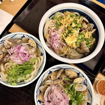 Marugame Udon - clam udon - Japanese Near Me - Costa Mesa, California