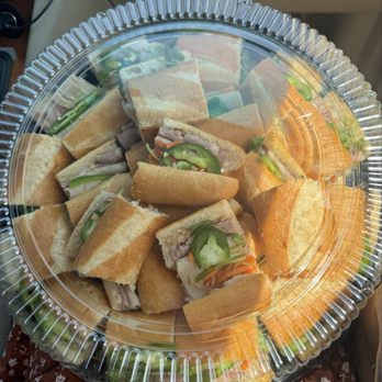 Banh Mi Che Cali - Cold cut "Thit người" sandwich party tray - Vietnamese Near Me - Alhambra, California