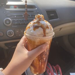 Caramel Ice Blended drink