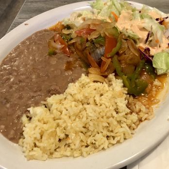 Los Panchos - Chiles Rellenos De Carne. Really delicious, tastes like grandma would make! Would get this again, even though a bit pricey at $18. - Mexican Near Me - San Francisco, California
