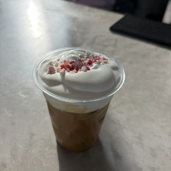 mu.sō coffee - Peppermint cream top latte - Breakfast & Brunch Near Me - Los Angeles, California mu.sō coffee - Peppermint cream top latte - Breakfast & Brunch Near Me - Los Angeles, California