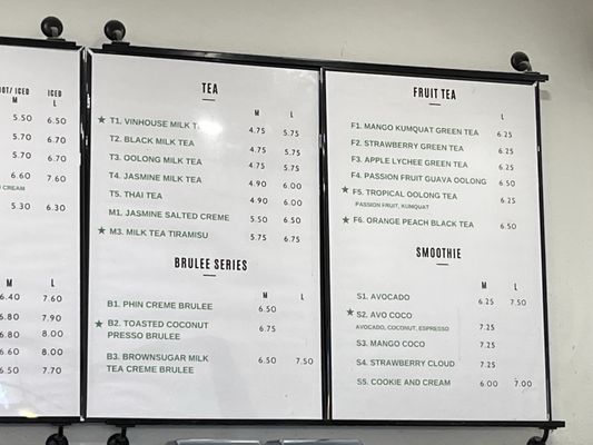 Menu photo 4 Vinhouse Tea & Coffee - Sheldon Elk Grove, CA