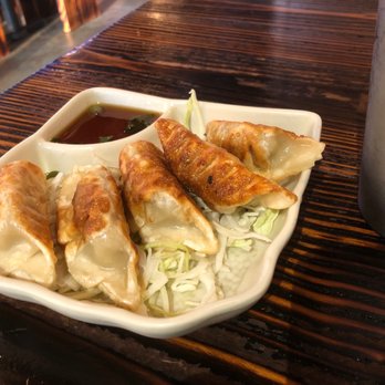 AJI Ramen - Gyoza panfried to perfection. - Ramen Near Me - Katy, Texas