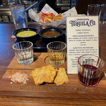 Savannah Tequila - Tequila flight and chips and salsa's - Mexican Near Me - Savannah, Georgia Savannah Tequila - Tequila flight and chips and salsa's - Mexican Near Me - Savannah, Georgia