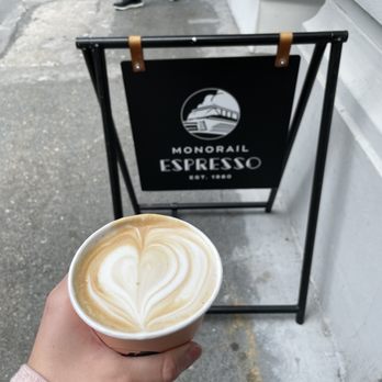 Monorail Espresso - Vanilla bean latte - Coffee & Tea Near Me - Seattle, Washington