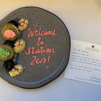 Crimson - Welcome treats and note - Resorts Near Me - Malay, AKL