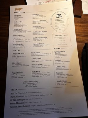Menu photo 3 El Che Steakhouse & Bar Chicago, IL