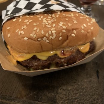 Lost Art Brewhouse - Double Original Lost Art smash burger - Breweries Near Me - Walker, Michigan