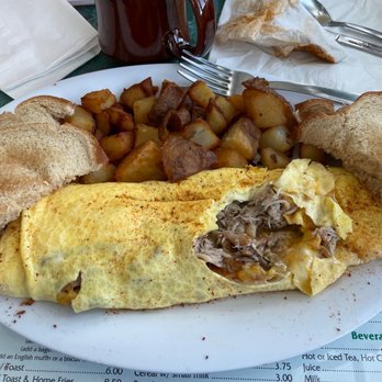 Breakfast Cafe - Crab and mushroom omelette. - Cafes Near Me - Ocean City, Maryland