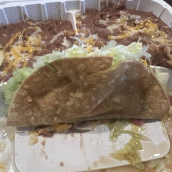El Rancho Cantina & Grill - I took the tostado out for the photo. - Mexican Near Me - Santee, California
