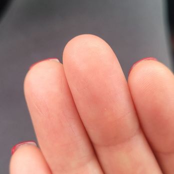 Diamond Nails - This nail started out as the longest one on this hand. Now you can't even see it. - Nail Salons Near Me - La Mesa, California Diamond Nails - This nail started out as the longest one on this hand. Now you can't even see it. - Nail Salons Near Me - La Mesa, California