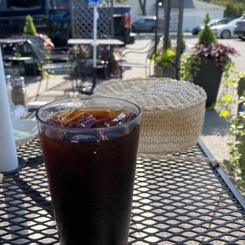 Portside Diner - Iced coffee. August 2021 - Diners Near Me - Danvers, Massachusetts