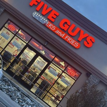 Five Guys - Front of the building! - Burgers Near Me - Reno, Nevada Five Guys - Front of the building! - Burgers Near Me - Reno, Nevada