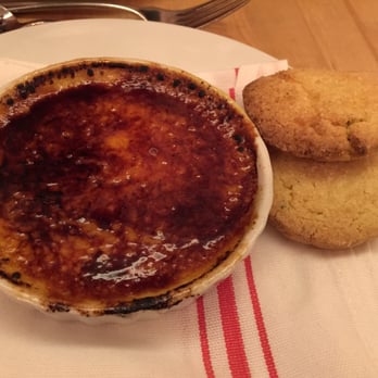 Sycamore - Creme brûlée with rosemary sugar cookies - New American Near Me - Newton, Massachusetts Sycamore - Creme brûlée with rosemary sugar cookies - New American Near Me - Newton, Massachusetts