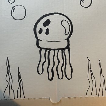 Stumpy's Pizza & Subs - Pizza box decorated with a cool Jellyfish! - Pizza Near Me - Phoenix, Arizona Stumpy's Pizza & Subs - Pizza box decorated with a cool Jellyfish! - Pizza Near Me - Phoenix, Arizona