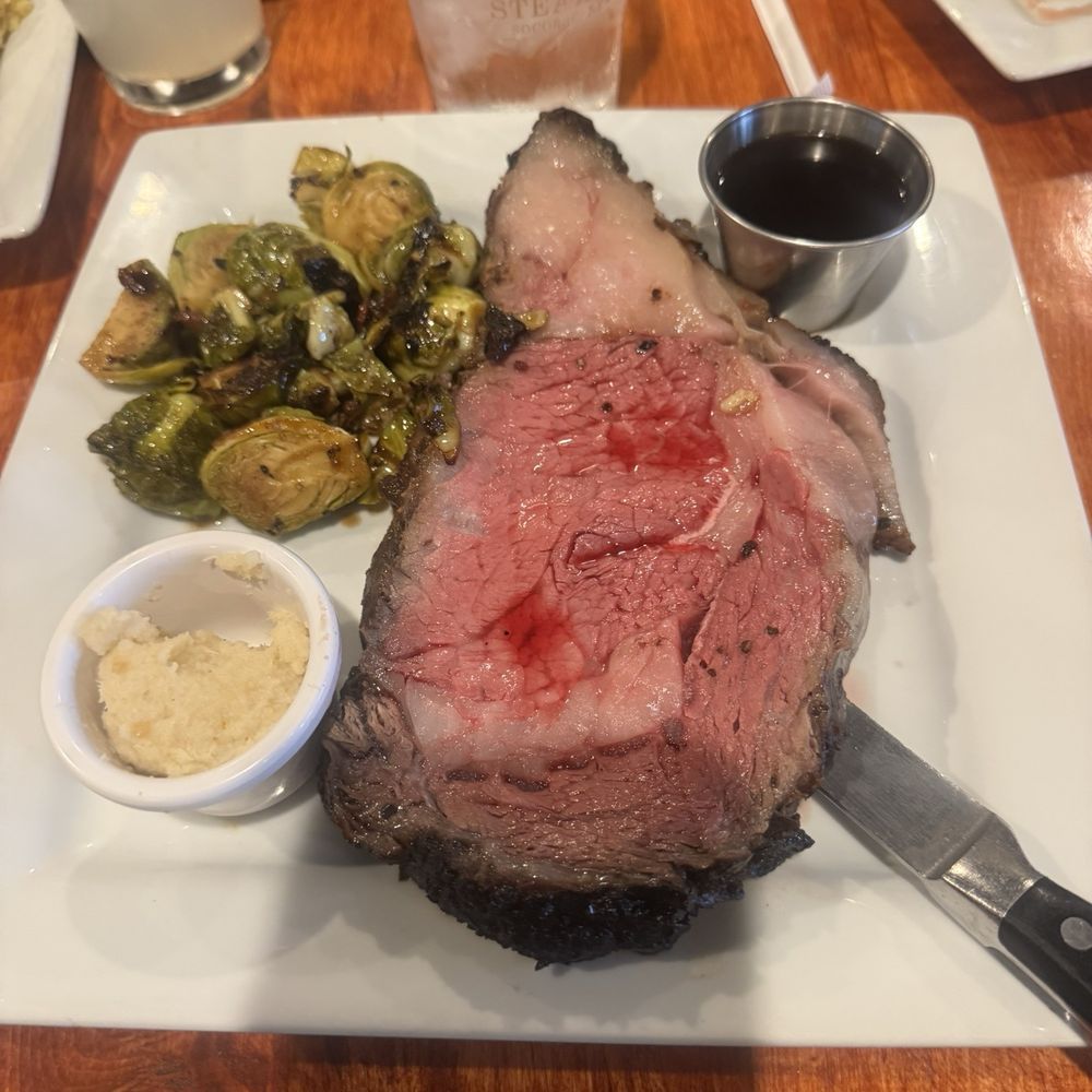 Jackson Ranch Steakhouse - smoked prime rib with brussel sprouts - Steakhouses Near Me - Socorro, New Mexico Jackson Ranch Steakhouse - smoked prime rib with brussel sprouts - Steakhouses Near Me - Socorro, New Mexico