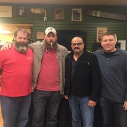 The Cigar Room - The guys with Erik Espinosa.