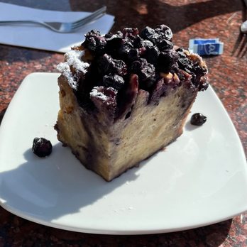 Sausalito Bakery & Cafe - Blueberry Bread Pudding - Coffee & Tea Near Me - Sausalito, California Sausalito Bakery & Cafe - Blueberry Bread Pudding - Coffee & Tea Near Me - Sausalito, California