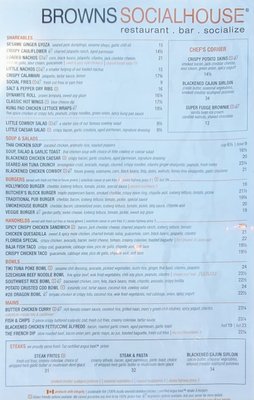 Menu photo 3 Browns SocialHouse Ottawa, ON
