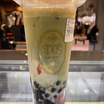 T&5 Cafe Bakery - Strawberry Matcha Latte - Bakeries Near Me - Folsom, California T&5 Cafe Bakery - Strawberry Matcha Latte - Bakeries Near Me - Folsom, California