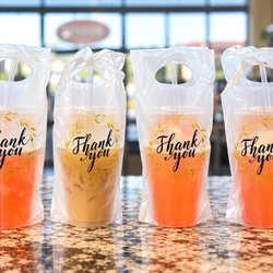 Kristie's Scrub Shop - A thoughtful end-of-week surprise from Your Favorite Bartender LLC, featuring four colorful drinks wrapped with thank-you mes...