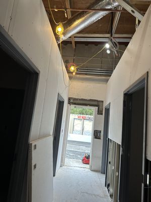 Spa Drywall and taping. - This is a new Spa and needed to be remodeled in Sammamish. Spa Drywall and taping. - This is a new Spa and needed to be remodeled in Sammamish.