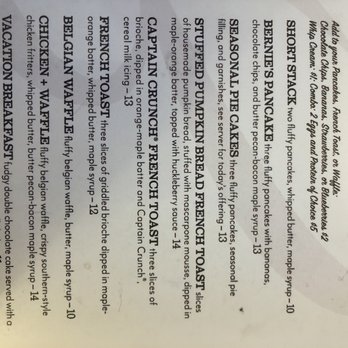 Bernies Diner - Menu - Comfort Food Near Me - Billings, Montana