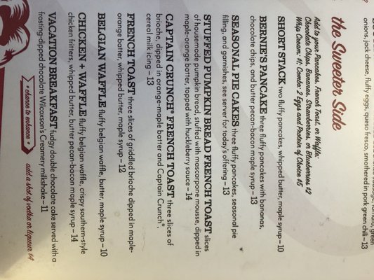 Menu photo 4 Bernies Diner Billings, MT