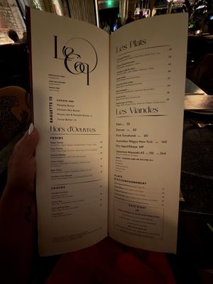 Menu photo 8 Le Coq La Jolla, CA