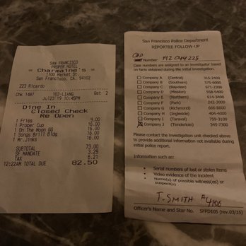 Charmaine’s - We are charged for five drinks though we only had 2. - Lounges Near Me - San Francisco, California Charmaine’s - We are charged for five drinks though we only had 2. - Lounges Near Me - San Francisco, California