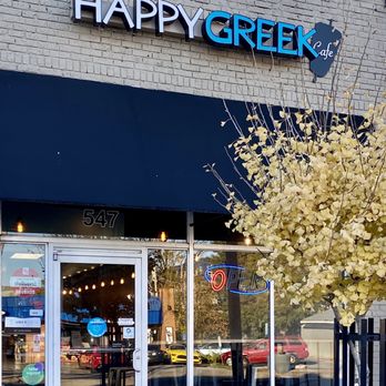 Happy Greek Cafe - the front of the restaurant - Mediterranean Near Me - Memphis, Tennessee Happy Greek Cafe - the front of the restaurant - Mediterranean Near Me - Memphis, Tennessee
