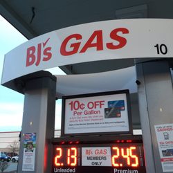 BJ's Wholesale Club - Gas prices 4/13/17
