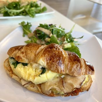 Baguette Cafe - CROISSANT OMELET WITH TURKEY - French Near Me - Las Vegas, Nevada