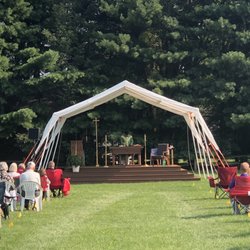 St Joseph Catholic Church - The outdoor altar at St. Joeseph's South Church.