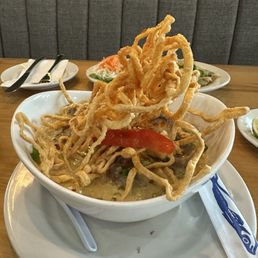 Kao Khao Soy Noodles Soup with beef Kao Khao Soy Noodles Soup with beef