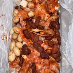 La Michoacana Sabrosa - VERY STINGY WITH THE TOSTILOCOS CHIPS ADD THE WHOLE DAM BAG SMH ALSO ADD MORE SAUCE !!!! Trash never coming back?