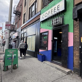 Treehouse Coffee Shop - Treehouse coffee shop front of store is so eye catching! - Coffee & Tea Near Me - Jersey City, New Jersey Treehouse Coffee Shop - Treehouse coffee shop front of store is so eye catching! - Coffee & Tea Near Me - Jersey City, New Jersey
